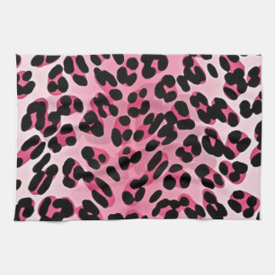 Linge De Cuisine RAB Rockabilly Pink Cheetah Imprimer