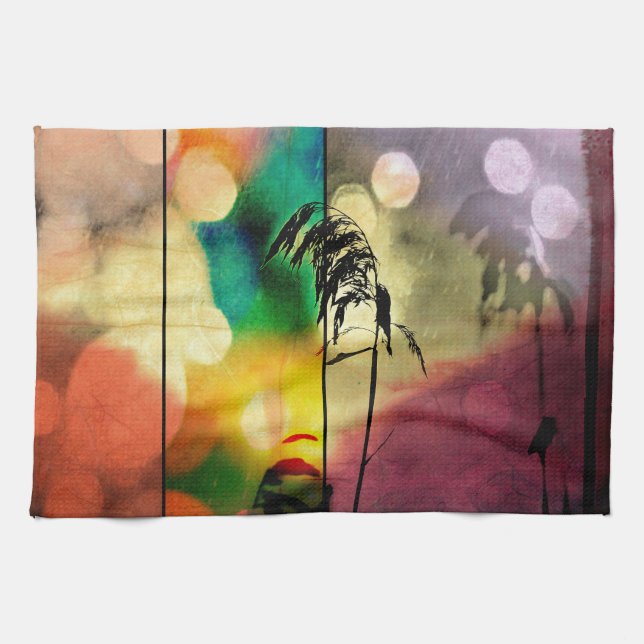 Linge De Cuisine Rainbow Grass Drame (Horizontal)