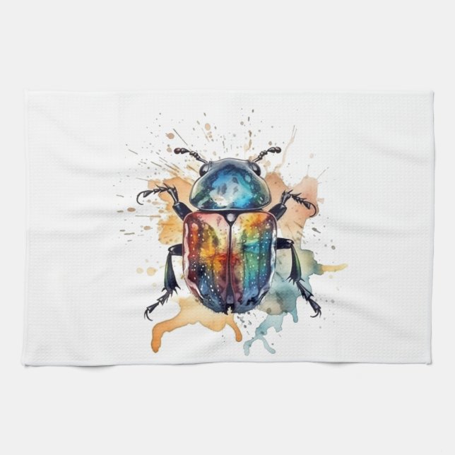 Linge De Cuisine Rainbow Scarab (Horizontal)