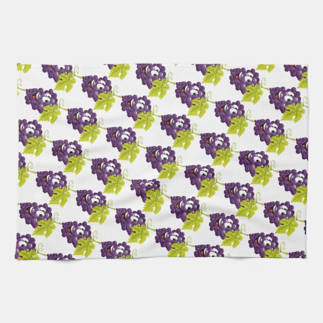 Linge De Cuisine Raisins (Horizontal)