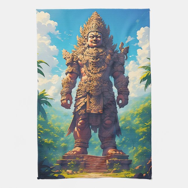 Linge De Cuisine « Raksasa Nusantara » (Géant de l'Archipel) (Vertical)