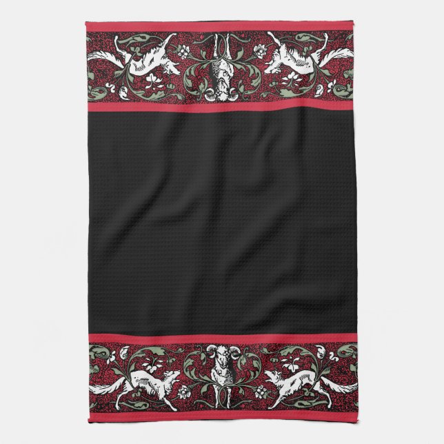 Linge De Cuisine RAM et loups (Vertical)