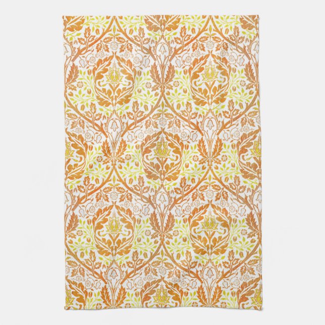 Linge De Cuisine Rameau d'or William Morris Art nouveau vintage (Vertical)