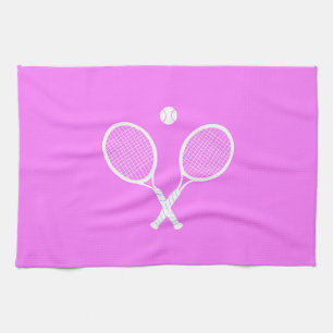 Linge De Cuisine Raquettes de tennis et Ball Pink Wellness