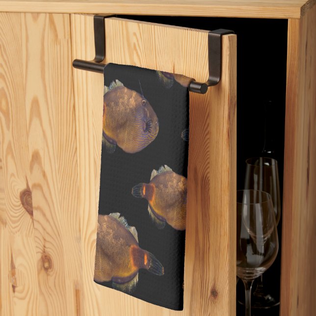 Linge De Cuisine Rascasse,  (Pliage en tiers)