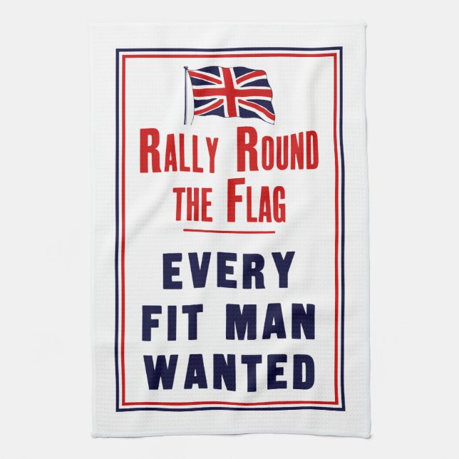 Linge De Cuisine Rassemblement Autour Du Drapeau ~ Chaque Fit Homme (Vertical)
