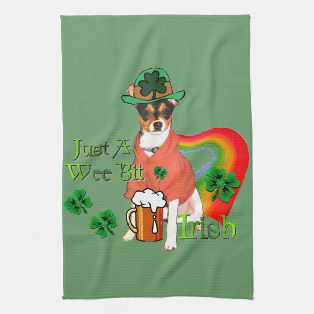 Linge De Cuisine Rat Terrier St patrick (Vertical)