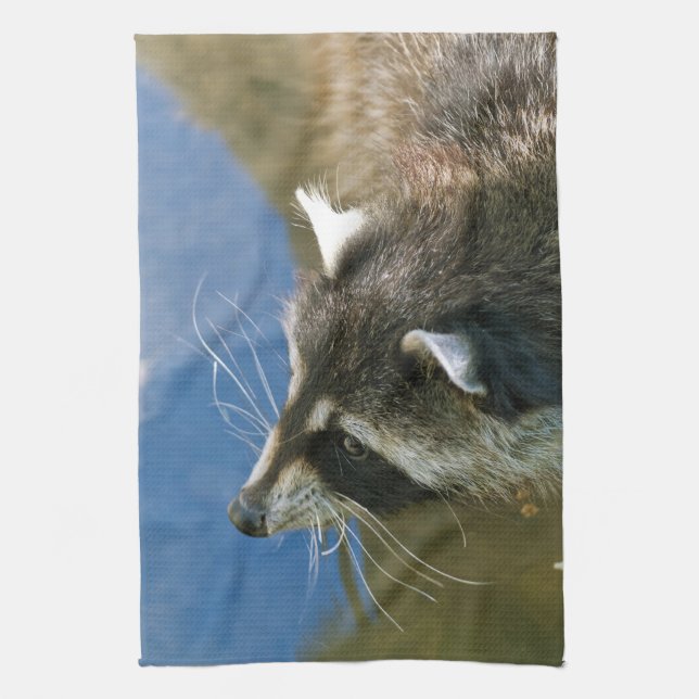 Linge De Cuisine Raton laveur (Vertical)