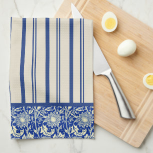 Linge De Cuisine Rayure bleue de calicot de Sorta (serviette de