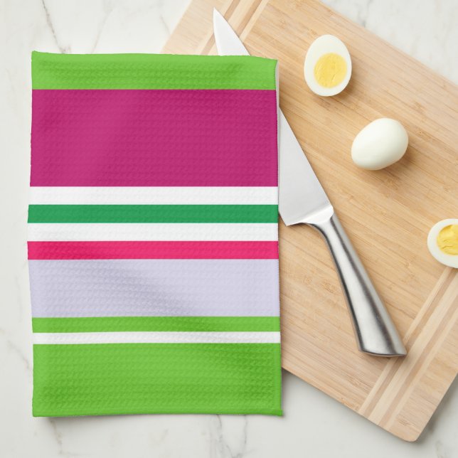 Linge De Cuisine Rayures (Quart Plié)