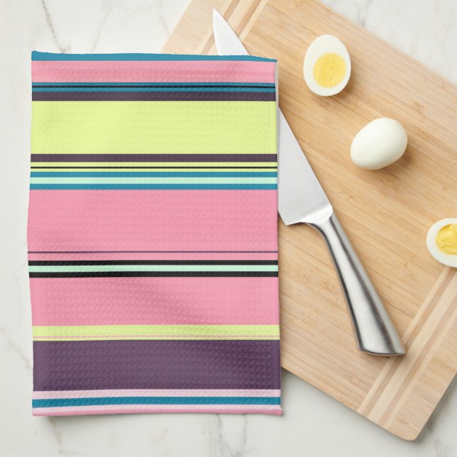 Linge De Cuisine Rayures (Quart Plié)