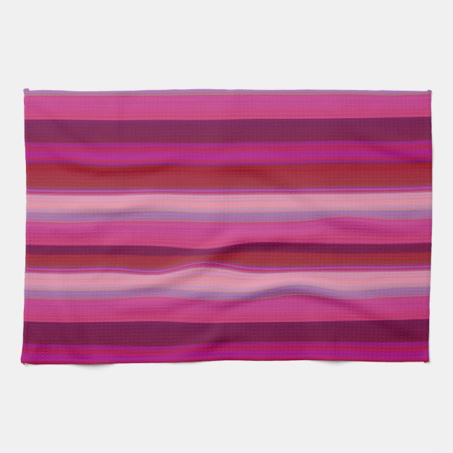 Linge De Cuisine Rayures de bonbon (Horizontal)