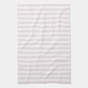 Linge De Cuisine Rayures Intemporelles Rose Pastel