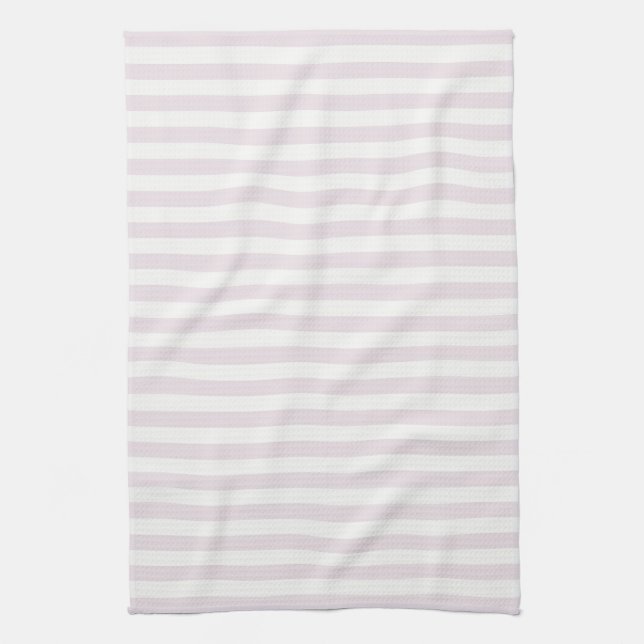 Linge De Cuisine Rayures Intemporelles Rose Pastel (Vertical)
