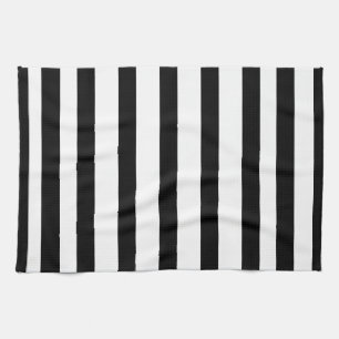 Linge De Cuisine Rayures noires