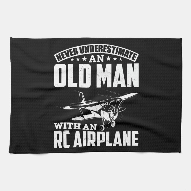 Linge De Cuisine RC Aircraft Dad Funny Men RC Pilot Father (Horizontal)