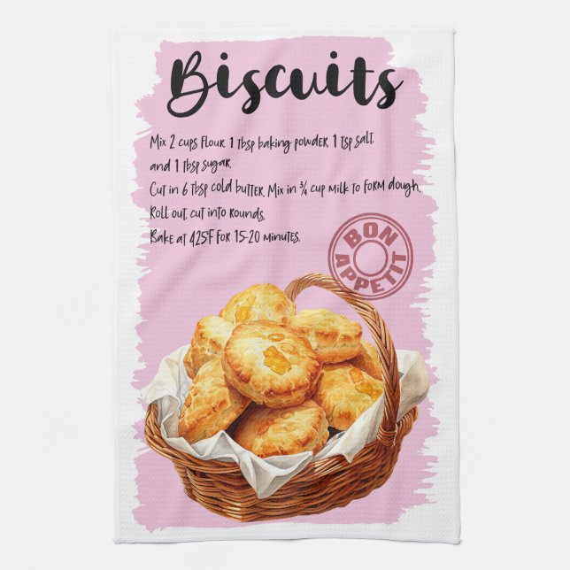 Linge De Cuisine Recette Biscuits Baking (Vertical)