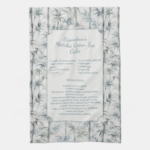 Linge De Cuisine Recette de bambou asiatique vintage