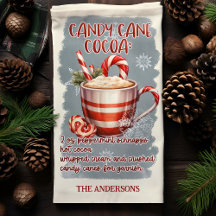 Recette de cocktail de Noël au cacao et au bonbon