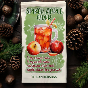 Linge De Cuisine Recette de cocktail de Noël au cidre de pomme épic