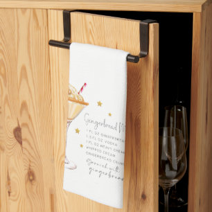 Linge De Cuisine Recette de cocktail de Noël au Martini au pain d'é