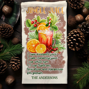 Linge De Cuisine Recette de cocktail de Noël Jingle Juice