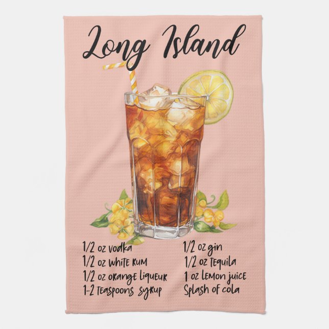 Linge De Cuisine Recette de cocktail Long Island (Vertical)