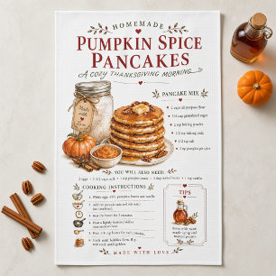 Linge De Cuisine Recette de crêpes au Pumpkin Spice pour la cuisine
