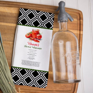 Linge De Cuisine Recette de famille personnalisée de Nonna italienn