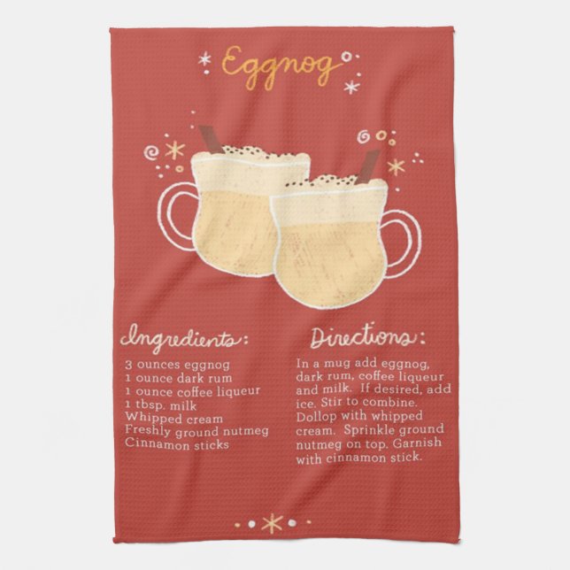 Linge De Cuisine Recette de lait de poule (Vertical)