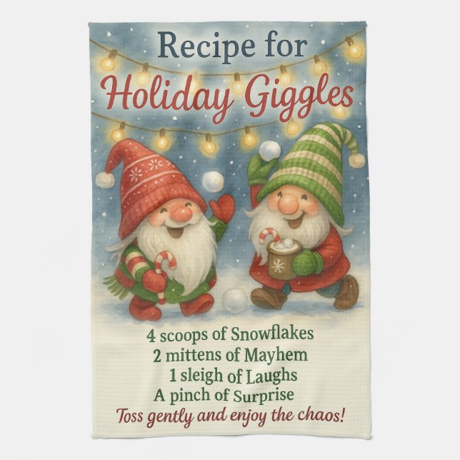 Linge De Cuisine Recette de méfaits de gnome (Vertical)