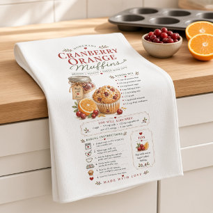 Linge De Cuisine Recette de muffins aux canneberges et orange pour