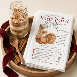 Linge De Cuisine Recette de muffins de patate douce pour Thanksgivi