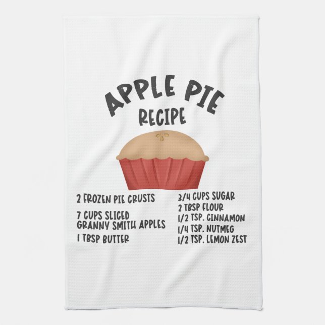 Linge De Cuisine Recette de tarte Apple (Vertical)