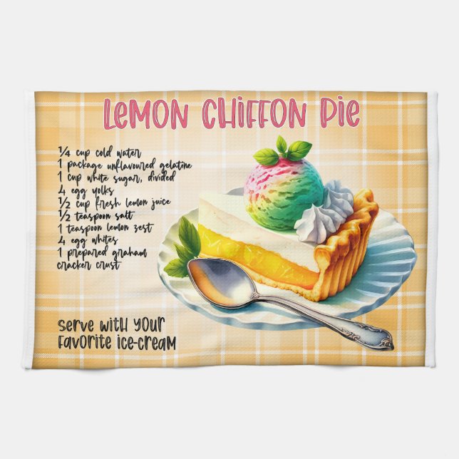 Linge De Cuisine Recette de tarte au chiffon citron (Horizontal)