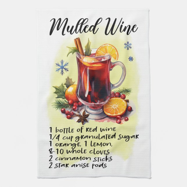 Linge De Cuisine Recette de vin chaud (Vertical)