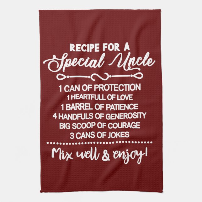 Linge De Cuisine Recette Inspirationnelle Pour Un Oncle Spécial (Vertical)