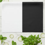 Linge De Cuisine Rectangles noirs et blancs<br><div class="desc">Un motif checkered audacieux consisté en deux rectangles noirs et deux blancs compose cette conception numérique propre. Si vous voudriez ajouter un monogramme ou une image à la conception,  cliquez sur la "personnaliser il !" bouton. 

 

 Image créée par Digital. 
 © de Copyright Claire 2011 E. Skinner. Tous droits réservés.</div>