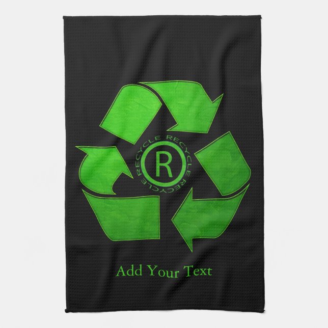Linge De Cuisine Recycle Logo par Shirley Taylor (Vertical)