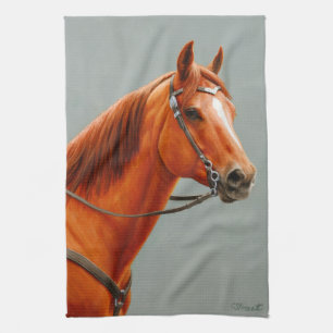 Linge De Cuisine Red Dun Chestnut