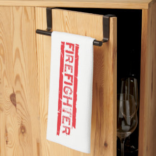 Linge De Cuisine Red Rustic Pompier pompier Manly Cool