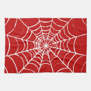 Linge De Cuisine Red Web