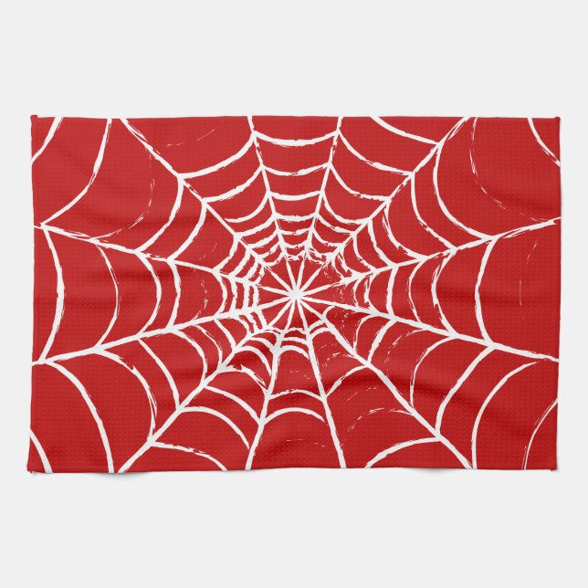 Linge De Cuisine Red Web (Horizontal)