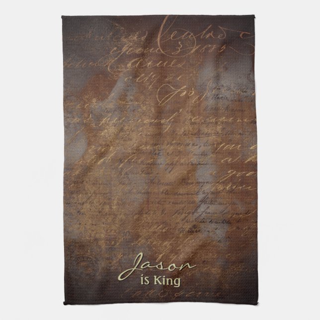 Linge De Cuisine Refroidissement industriel style steampunk marron  (Vertical)