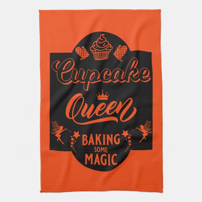 Linge De Cuisine Reine Cupcake (Vertical)