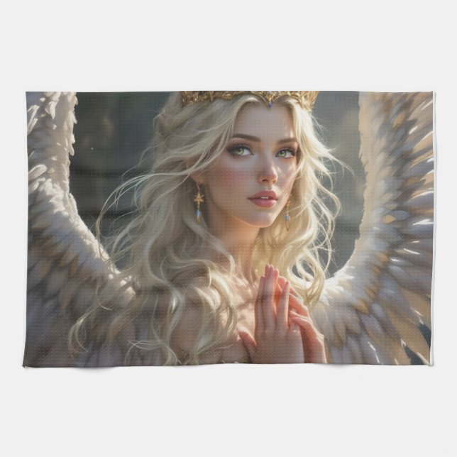 Linge De Cuisine Reine de l'aube céleste (Horizontal)