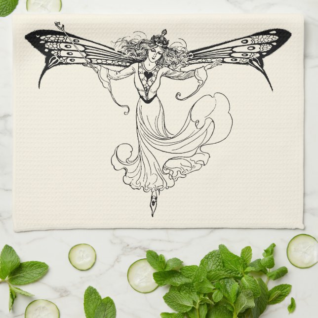 Linge De Cuisine Reine Mab Fée, Reine des Fées (Plié)
