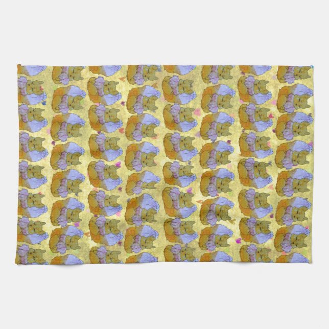 Linge De Cuisine Renard nommé Dice (Horizontal)