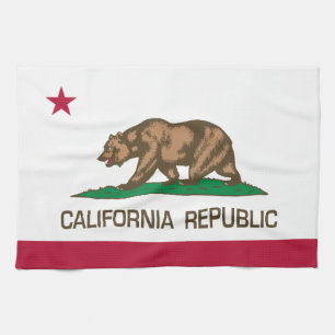 Linge De Cuisine République de la Californie (drapeau d'état)