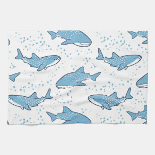 Linge De Cuisine Requin de baleine étoilé (lumière)